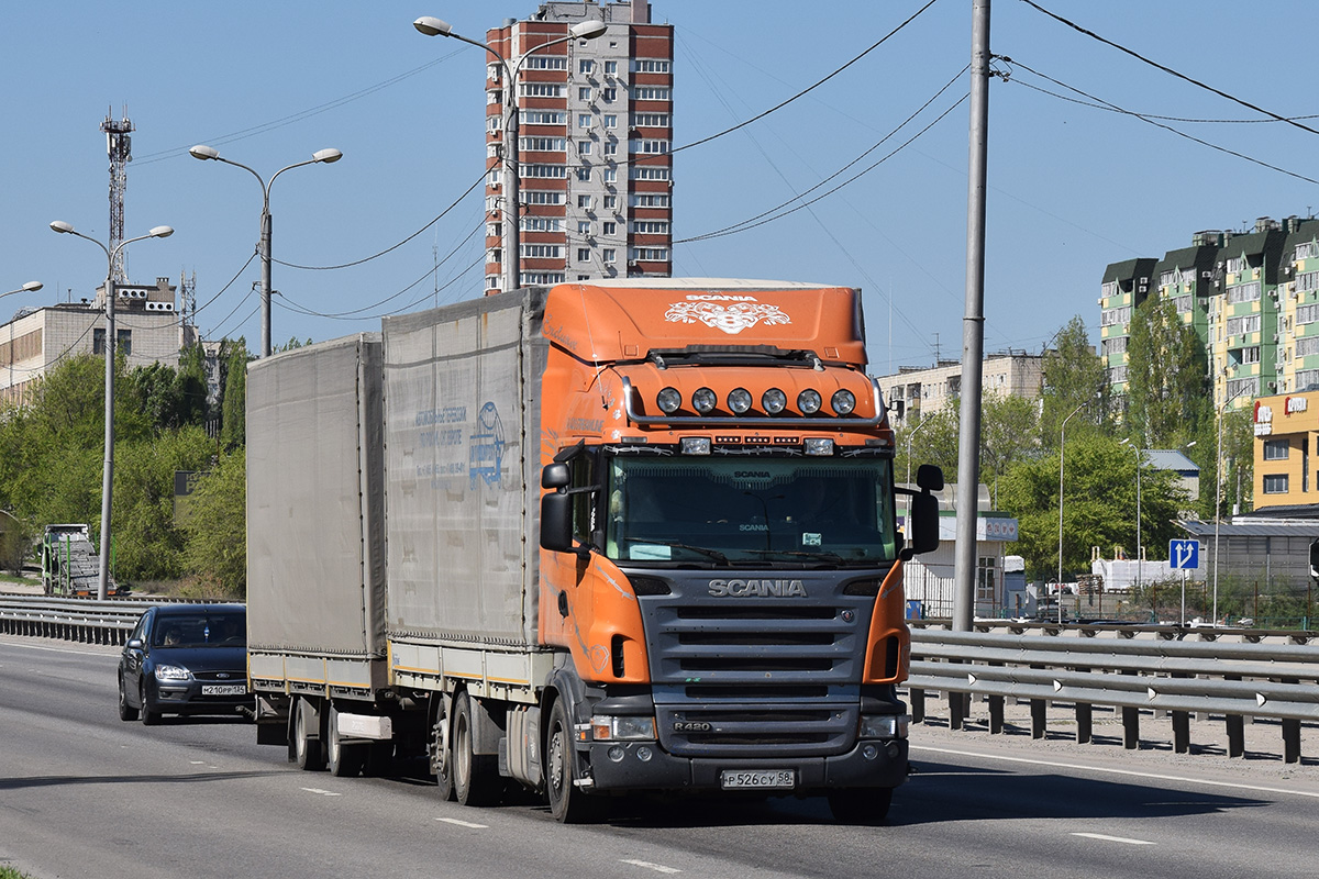 Пензенская область, № Р 526 СУ 58 — Scania ('2004) R420 Пензенская область, № Р 526 СУ 58 — Scania ('2004) R420