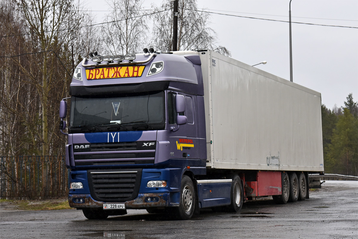 Киргизия, № 08 228 APV — DAF XF105 FT Киргизия, № 08 228 APV — DAF XF105 FT