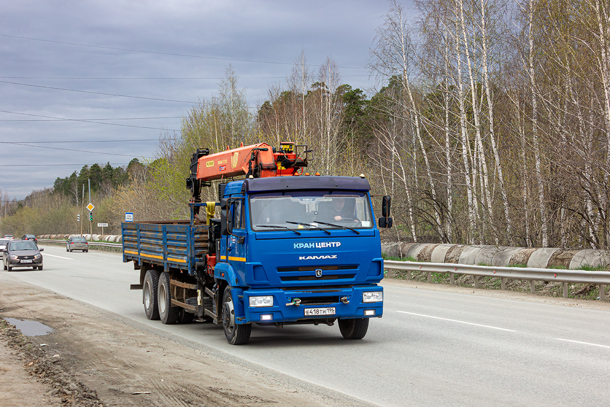 Свердловская область, № Е 418 ТН 196 — КамАЗ-65117-L4(19) Свердловская область, № Е 418 ТН 196 — КамАЗ-65117-L4(19)