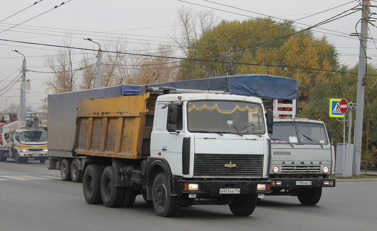 Челябинская область, № А 931 НА 174 — МАЗ-551605