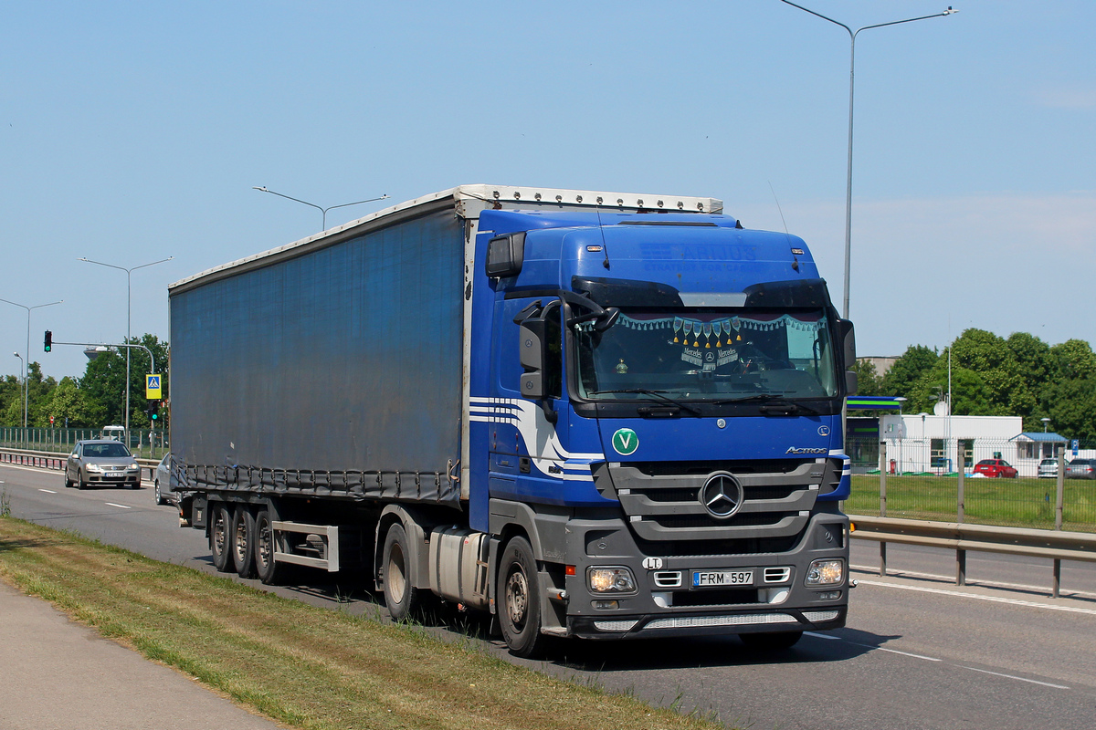 Литва, № FRM 597 — Mercedes-Benz Actros ('2009) 1844 Литва, № FRM 597 — Mercedes-Benz Actros ('2009) 1844
