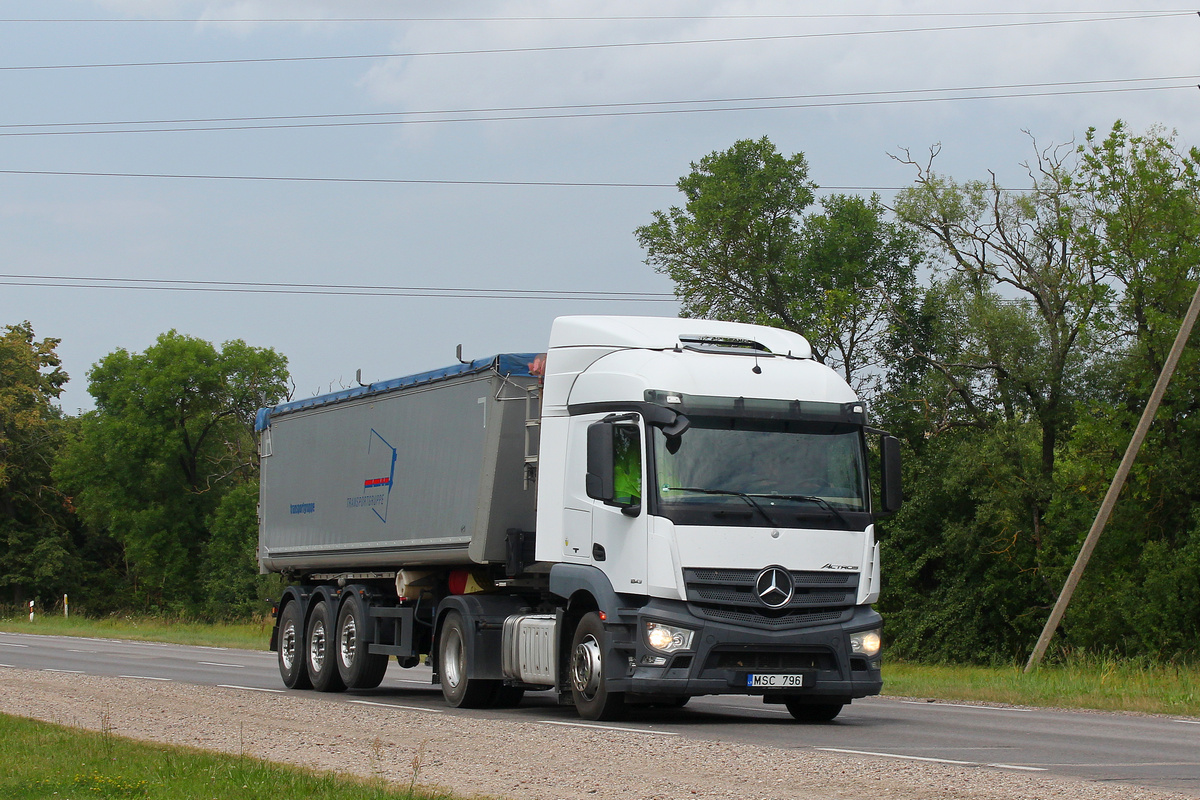 Литва, № MSC 796 — Mercedes-Benz Actros ('2011) 1843 Литва, № MSC 796 — Mercedes-Benz Actros ('2011) 1843