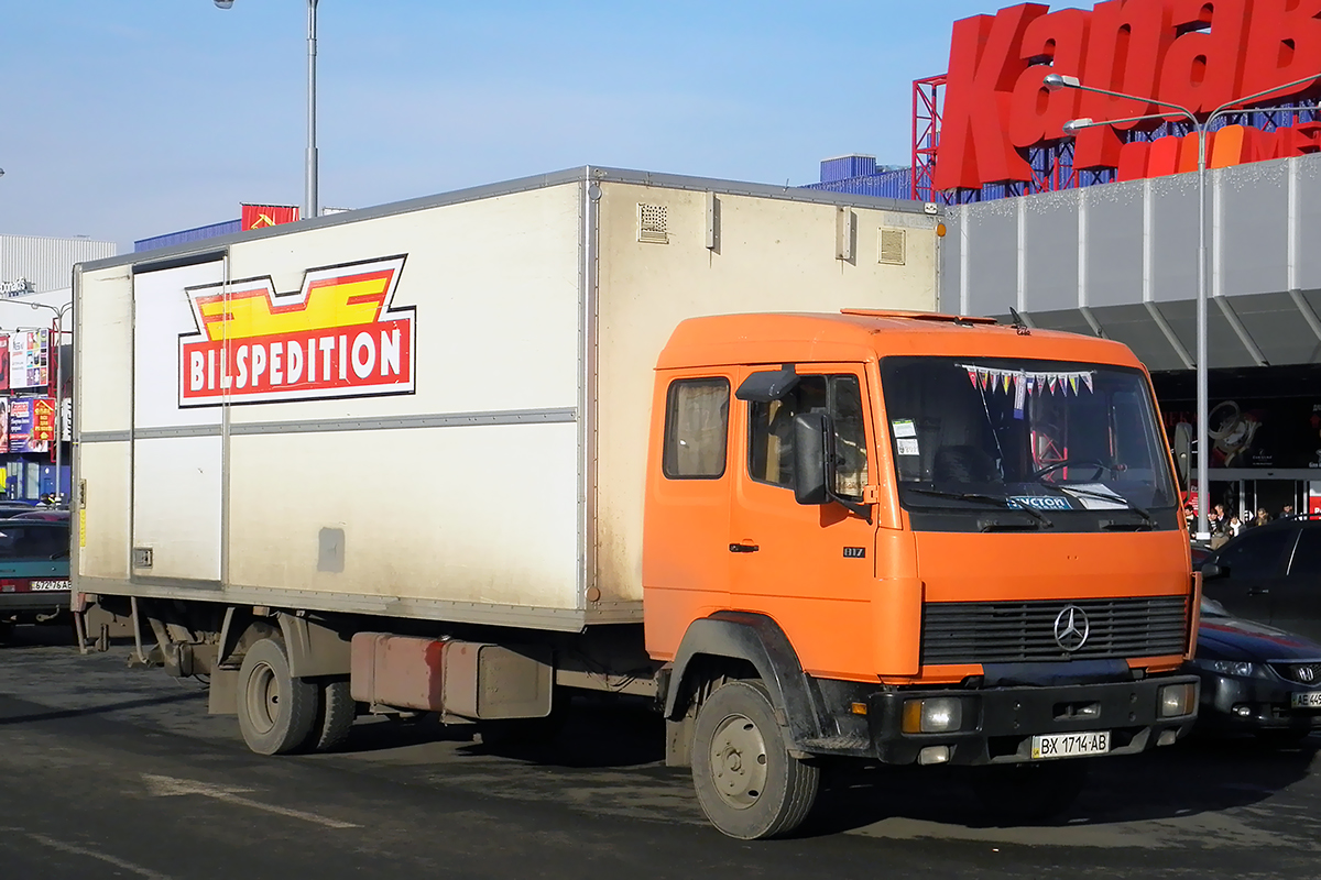 Хмельницкая область, № ВХ 1714 АВ — Mercedes-Benz LK 817 Хмельницкая область, № ВХ 1714 АВ — Mercedes-Benz LK 817