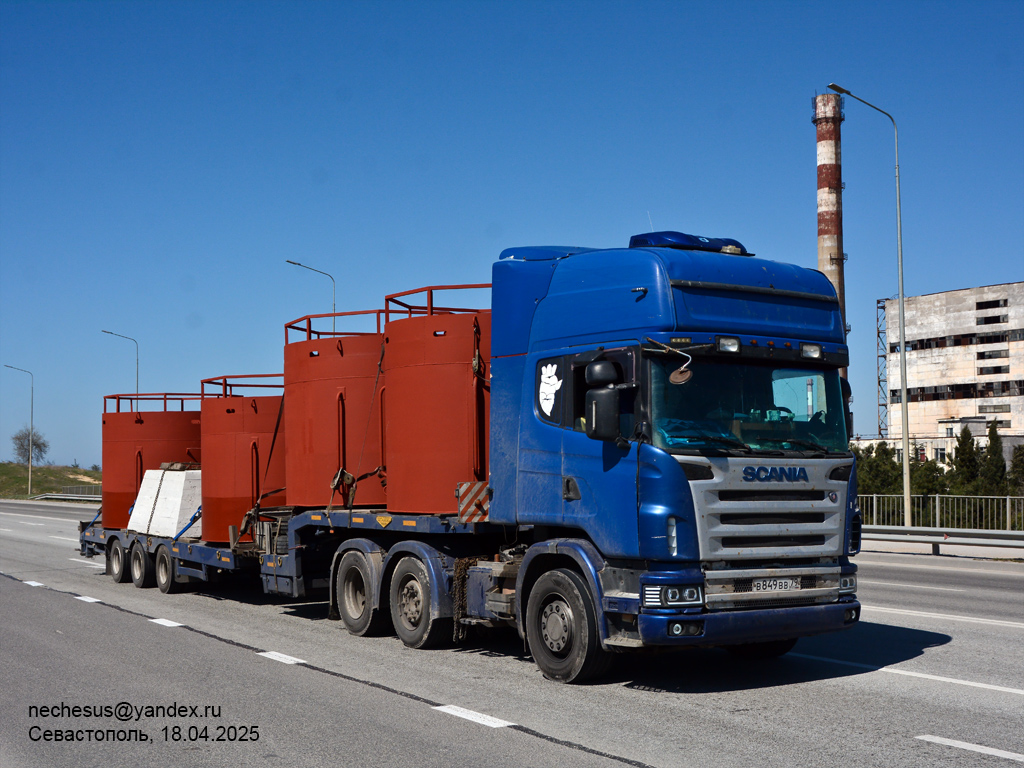 Еврейская автономная область, № В 849 ВВ 79 — Scania ('1996) R124L Еврейская автономная область, № В 849 ВВ 79 — Scania ('1996) R124L