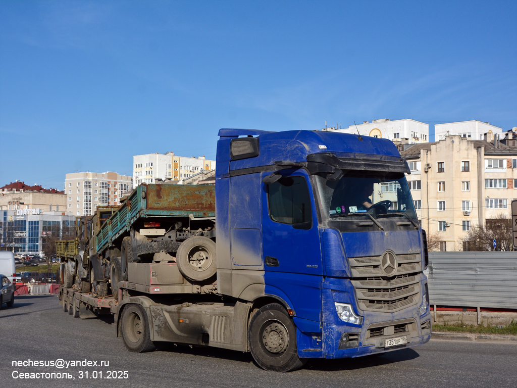 Свердловская область, № Т 351 ХР 196 — Mercedes-Benz Actros ('2018) 1848 Свердловская область, № Т 351 ХР 196 — Mercedes-Benz Actros ('2018) 1848