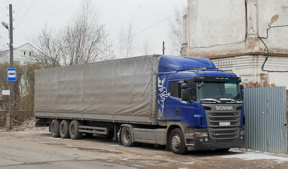Вологодская область, № В 220 ЕУ 35 — Scania ('2009) G380 Вологодская область, № В 220 ЕУ 35 — Scania ('2009) G380