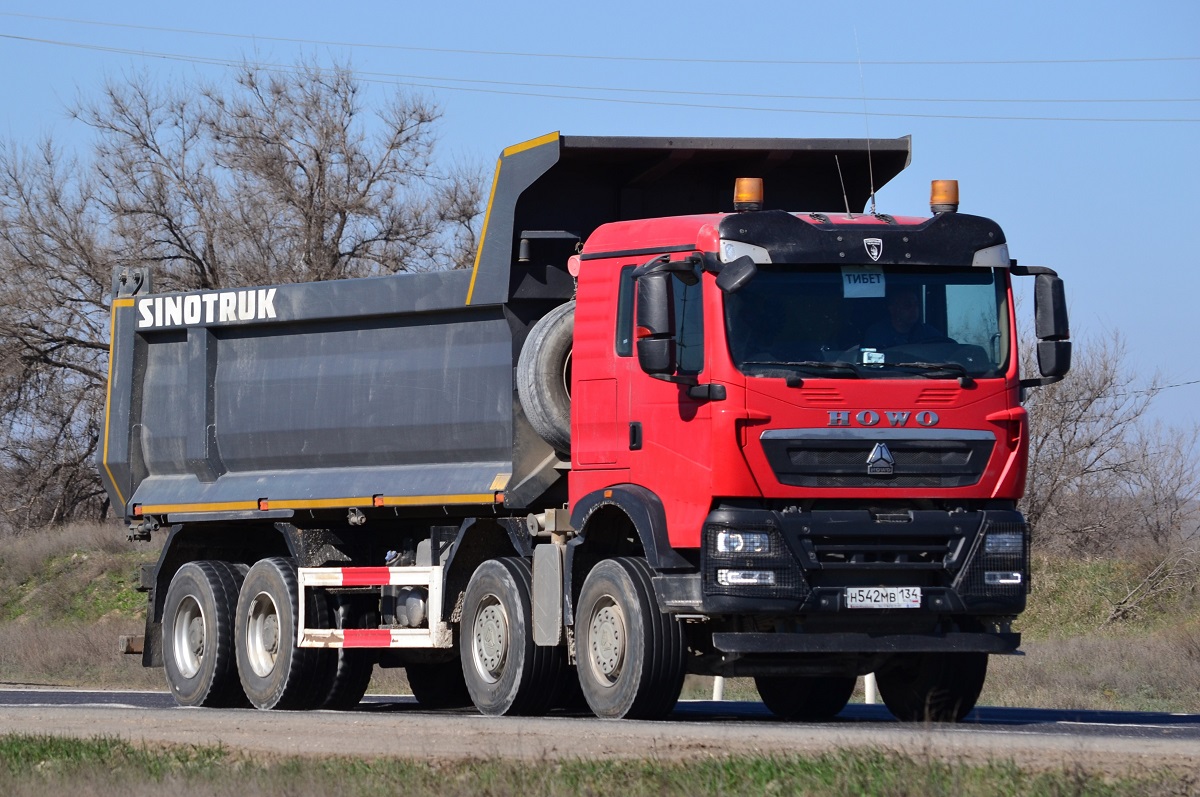 Волгоградская область, № Н 542 МВ 134 — Howo T5G ZZ3317 Волгоградская область, № Н 542 МВ 134 — Howo T5G ZZ3317