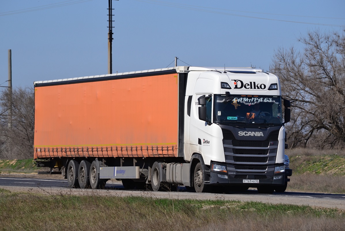 Татарстан, № Р 163 МВ 40 — Scania ('2016) S500
