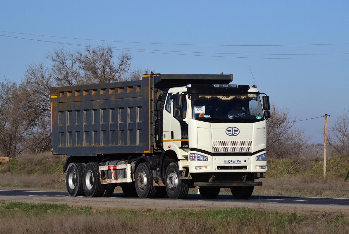 Волгоградская область, № Н 123 КЕ 134 — FAW J6 CA3310 Волгоградская область, № Н 123 КЕ 134 — FAW J6 CA3310