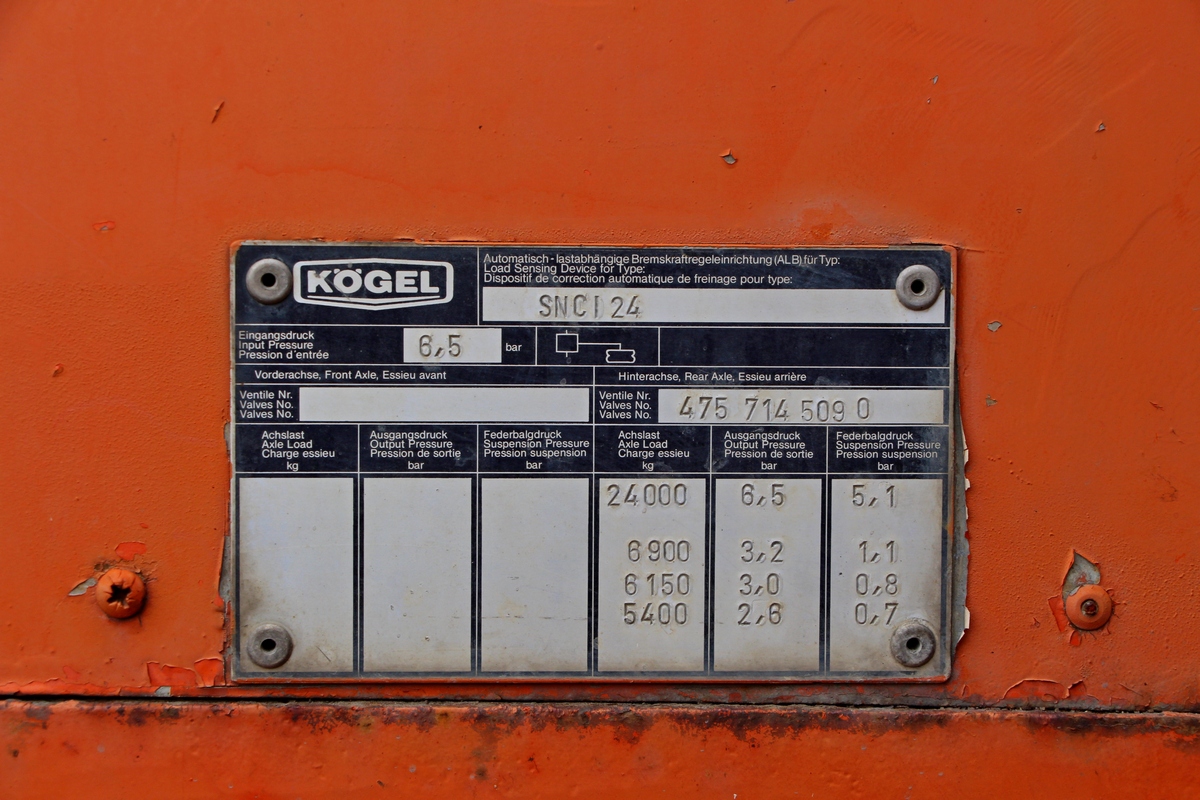 Томская область, № АС 8141 70 — Kögel SN24 Томская область, № АС 8141 70 — Kögel SN24