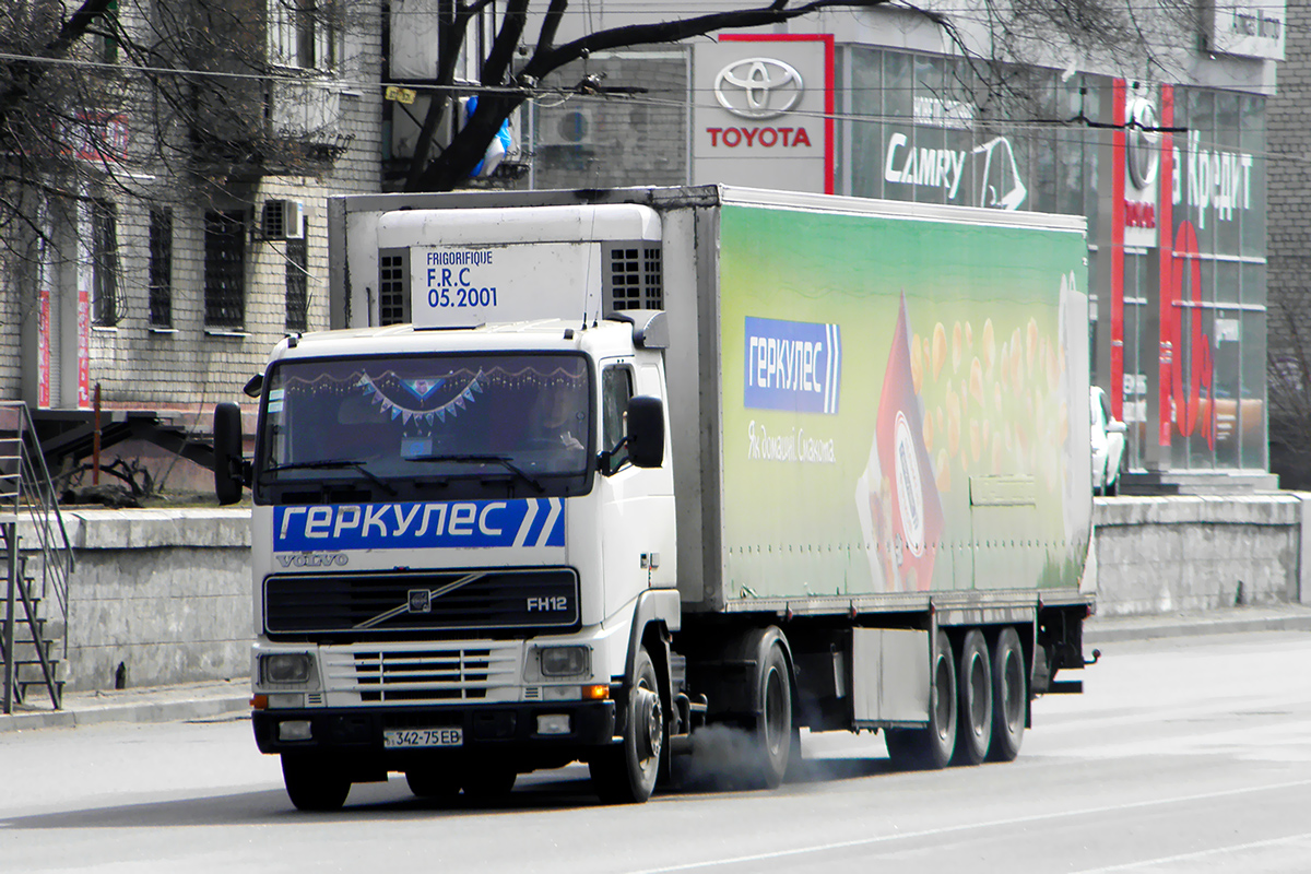 Донецкая область, № 342-75 ЕВ — Volvo ('1993) FH12.380 Донецкая область, № 342-75 ЕВ — Volvo ('1993) FH12.380