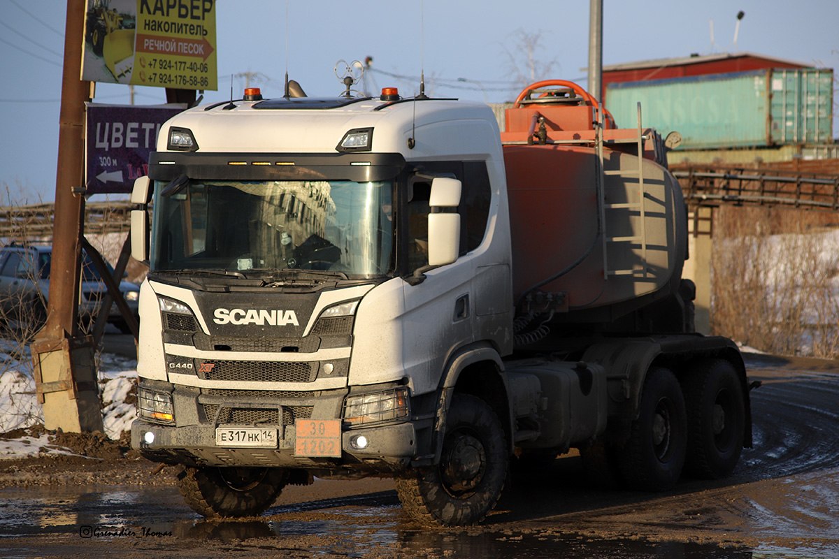 Саха (Якутия), № Е 317 НК 14 — Scania ('2016) G440