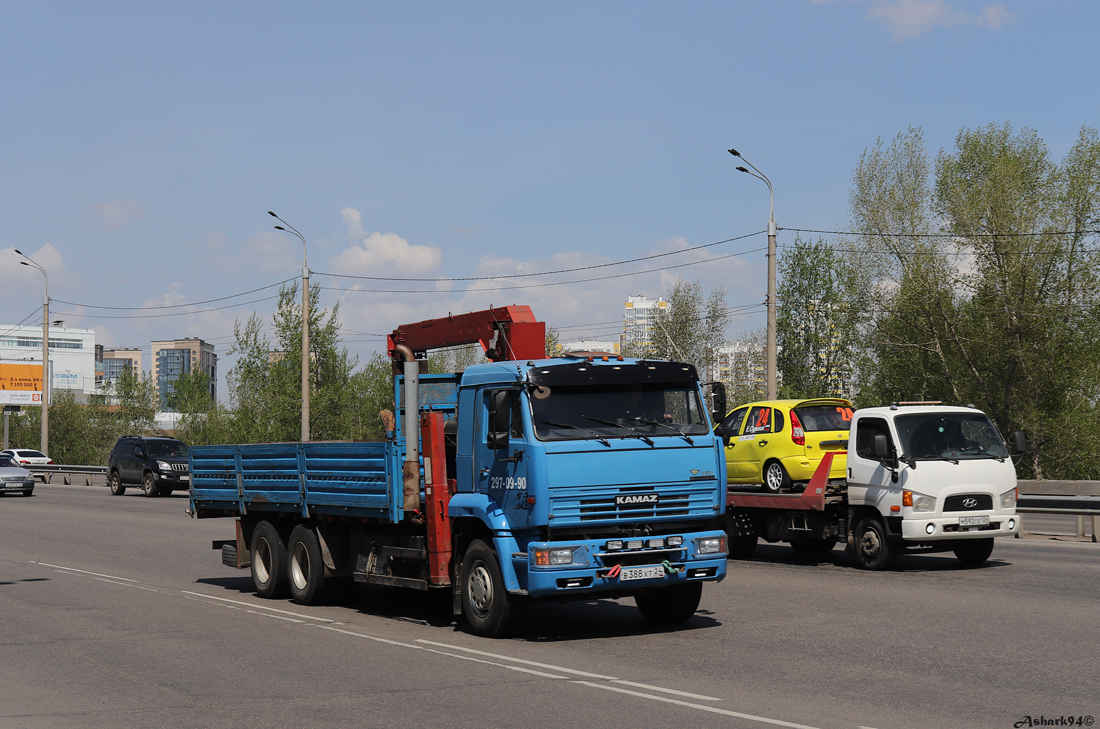 Красноярский край, № В 388 ХТ 24 — КамАЗ-65117-62 Красноярский край, № В 388 ХТ 24 — КамАЗ-65117-62