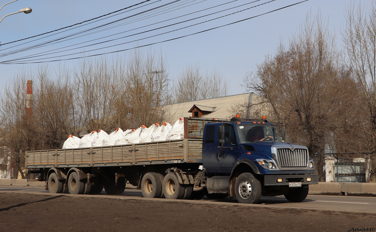 Красноярский край, № Е 107 ЕН 124 — International 7600 Красноярский край, № Е 107 ЕН 124 — International 7600
