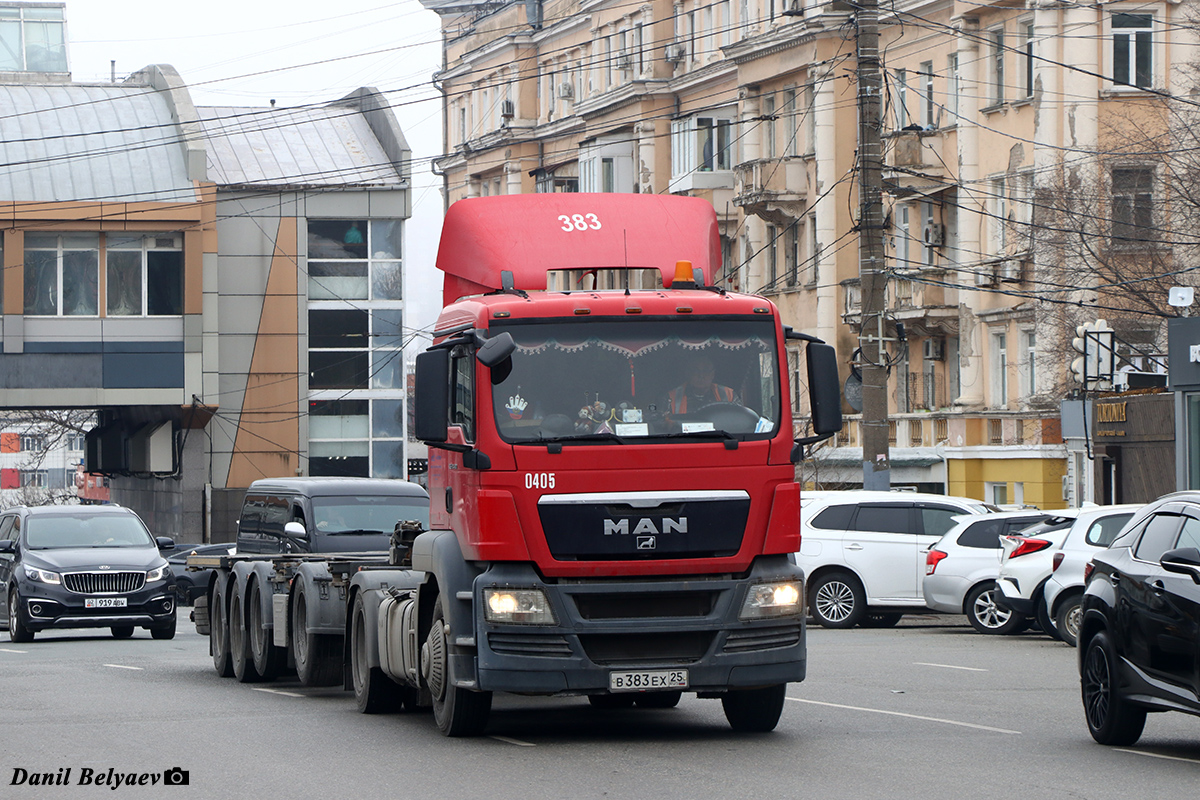 Приморский край, № В 383 ЕХ 25 — MAN TGS ('2007) 19.400 Приморский край, № В 383 ЕХ 25 — MAN TGS ('2007) 19.400