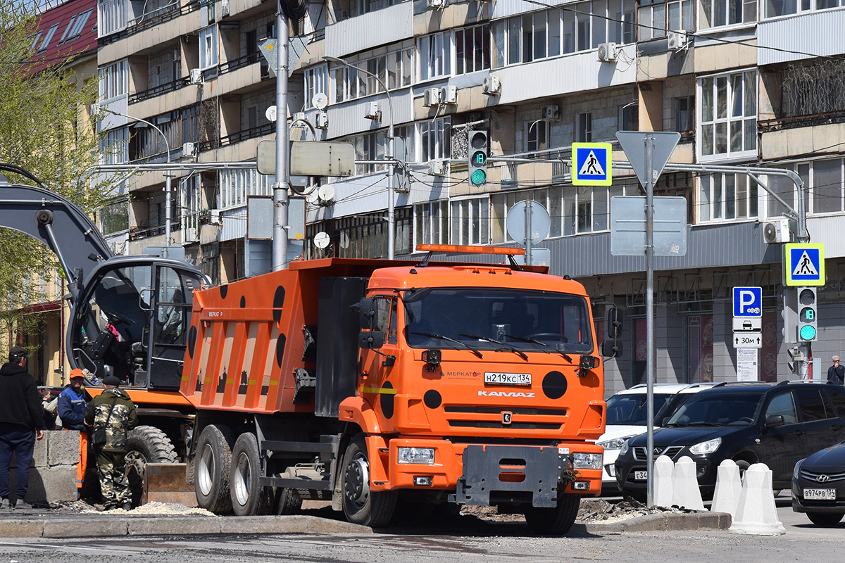Волгоградская область, № Н 219 КС 134 — КамАЗ-65115-37