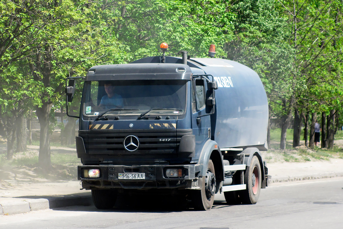 Днепропетровская область, № 516-56 АА — Mercedes-Benz MK 1417 Днепропетровская область, № 516-56 АА — Mercedes-Benz MK 1417