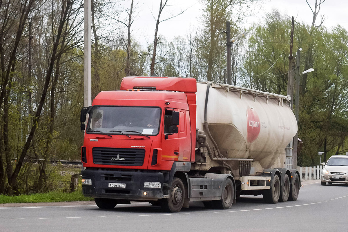 Тверская область, № Т 686 ТЕ 69 — МАЗ-5440C9