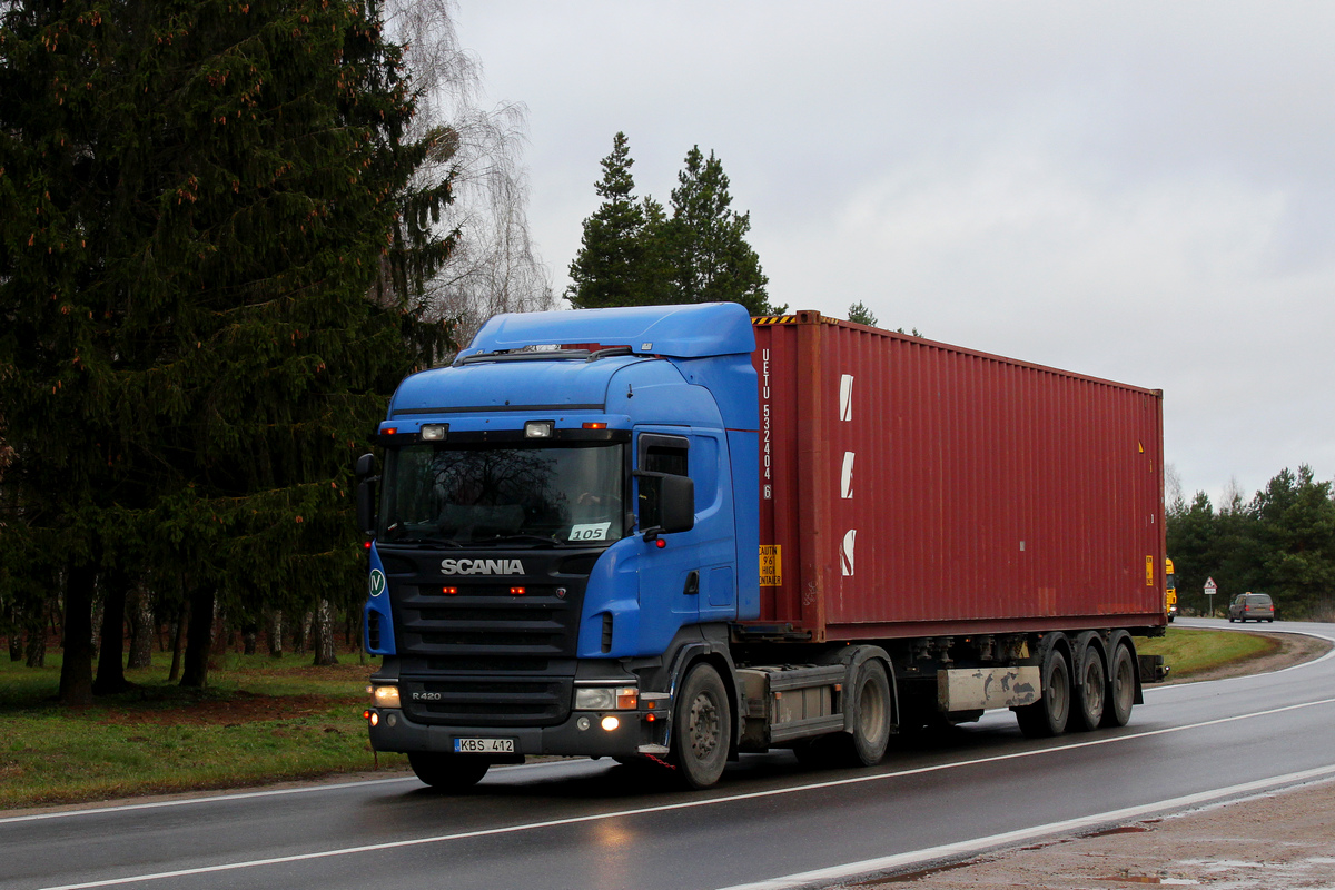 Литва, № KBS 412 — Scania ('2004) R420 Литва, № KBS 412 — Scania ('2004) R420