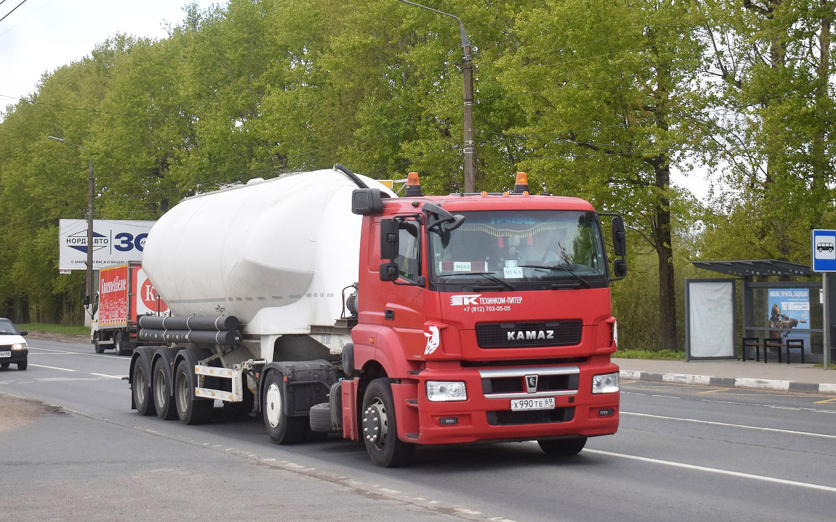 Тверская область, № Х 990 ТЕ 69 — КамАЗ-5490-S5(87) Тверская область, № Х 990 ТЕ 69 — КамАЗ-5490-S5(87)