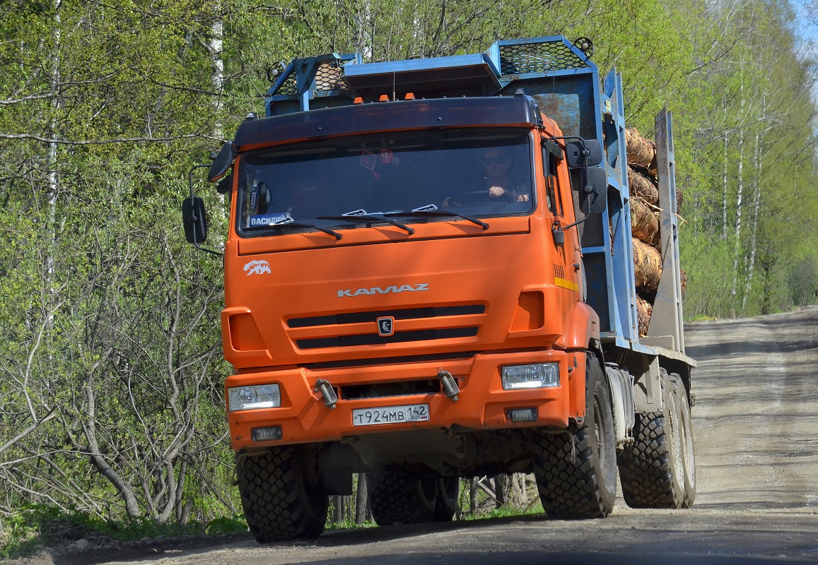 Кемеровская область, № Т 924 МВ 142 — КамАЗ-43118-50