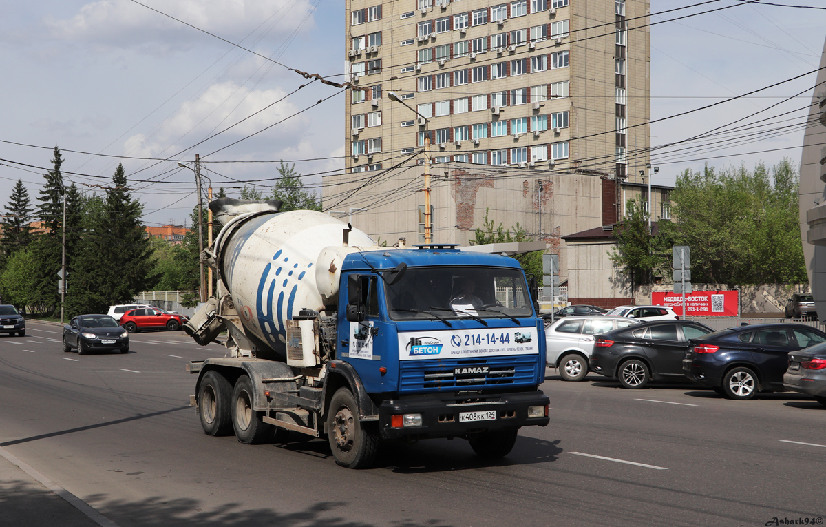 Красноярский край, № К 408 КК 124 — КамАЗ-65115-62 Красноярский край, № К 408 КК 124 — КамАЗ-65115-62