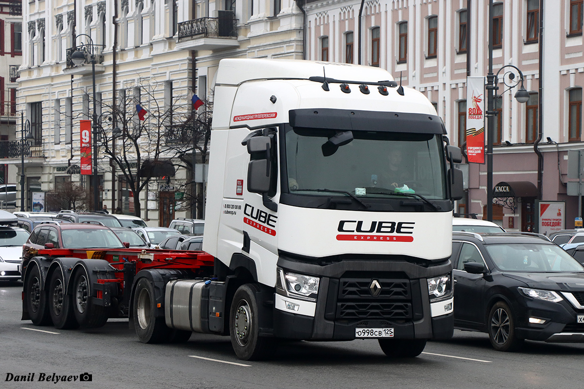 Приморский край, № О 998 СВ 125 — Renault T-Series ('2013) Приморский край, № О 998 СВ 125 — Renault T-Series ('2013)