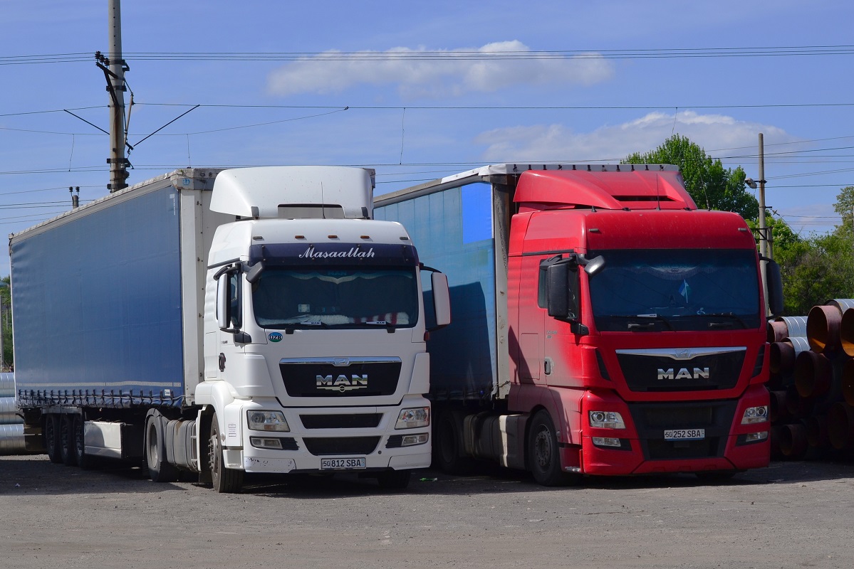 Узбекистан, № 50 812 SBA — MAN TGS ('2007) 18.400