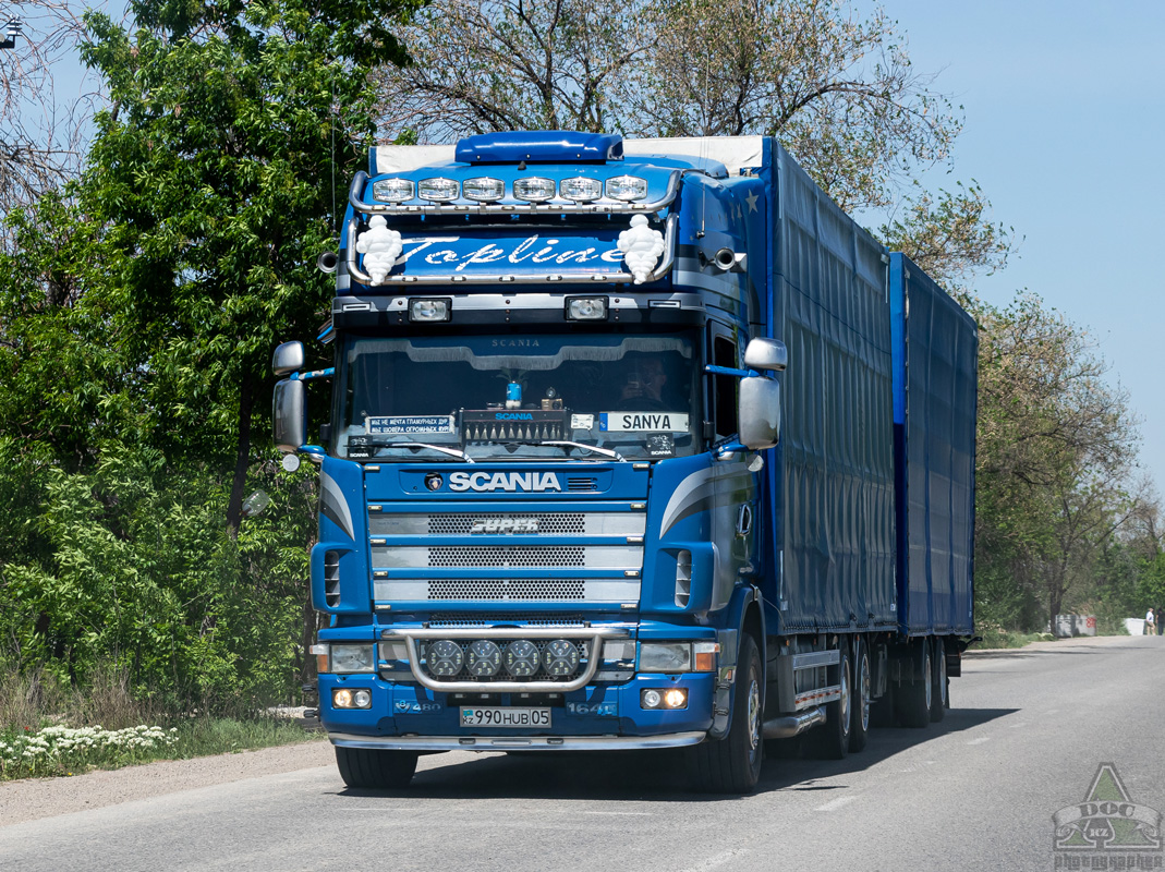 Алматинская область, № 990 HUB 05 — Scania ('1996) R164L