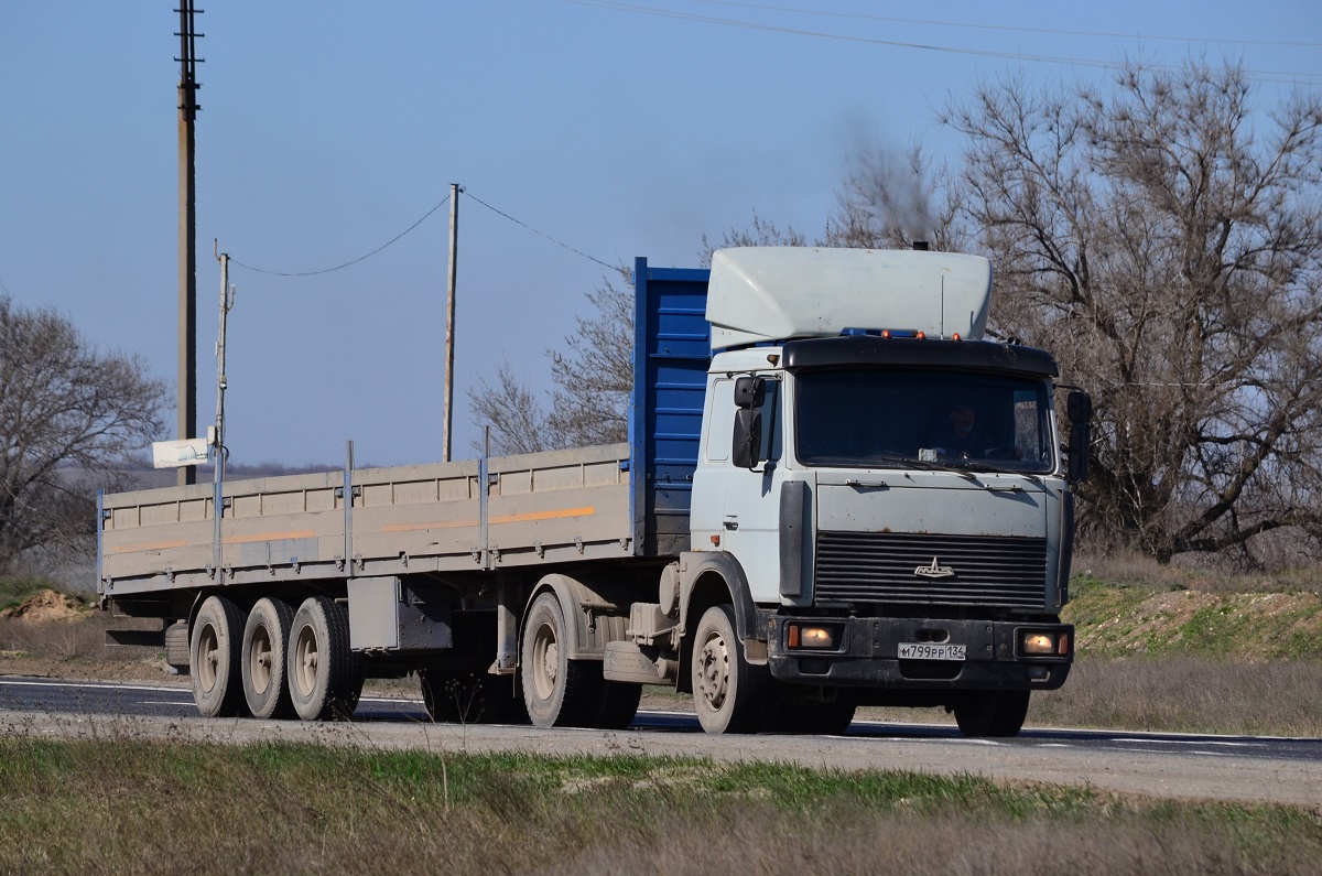 Волгоградская область, № М 799 РР 134 — МАЗ-543208 Волгоградская область, № М 799 РР 134 — МАЗ-543208
