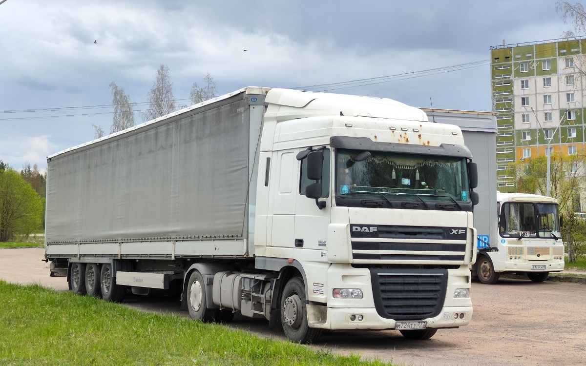 Москва, № М 724 ТУ 777 — DAF XF105 FT