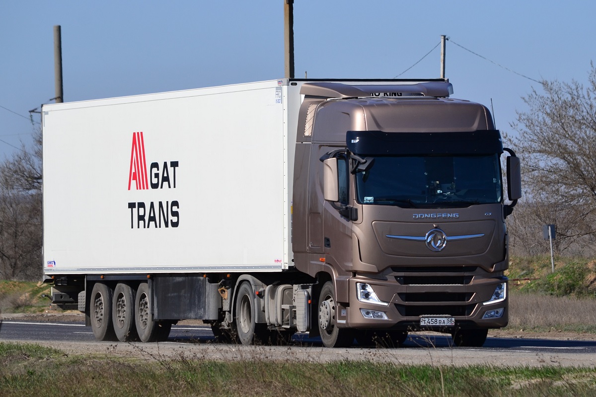 Пензенская область, № Т 458 ВА 58 — Dongfeng GX DFH4180