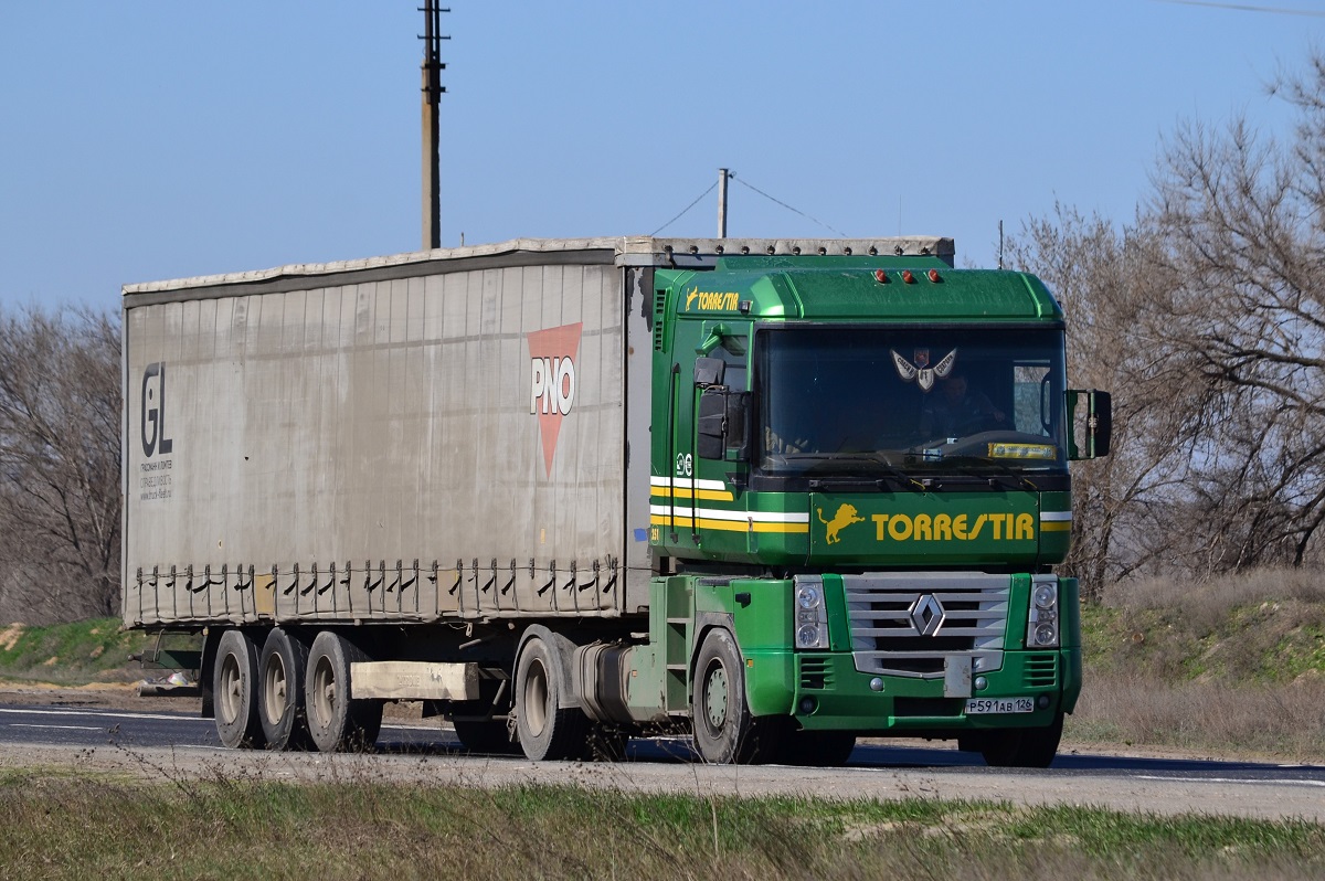Ставропольский край, № Р 591 АВ 126 — Renault Magnum AE ('1990)