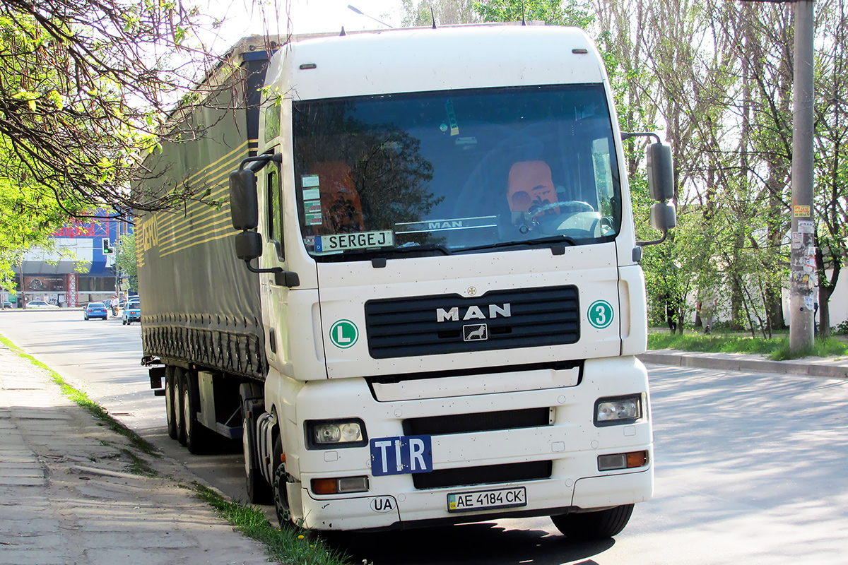 Днепропетровская область, № АЕ 4184 СК — MAN TGA 26.440 Днепропетровская область, № АЕ 4184 СК — MAN TGA 26.440