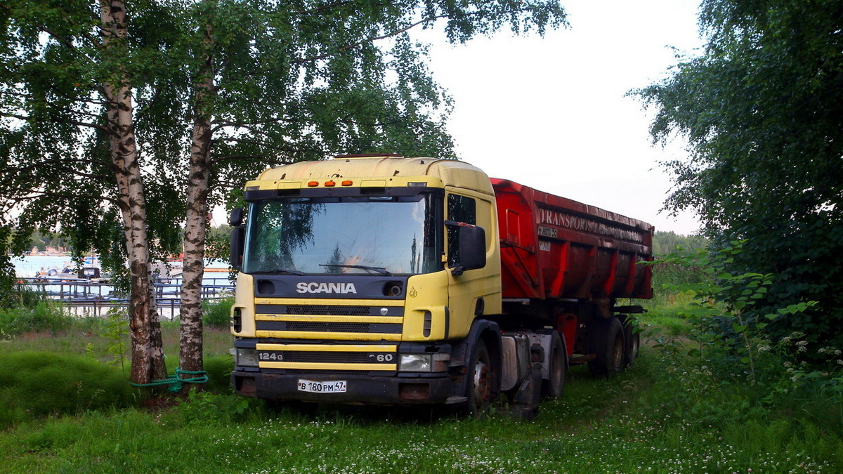 Ленинградская область, № В 180 РМ 47 — Scania ('1996) P124G