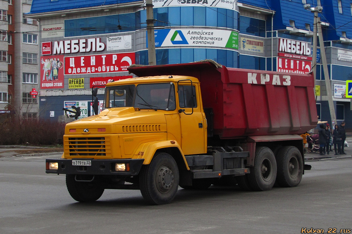 Алтайский край, № В 319 ТВ 22 — КрАЗ-65055 Алтайский край, № В 319 ТВ 22 — КрАЗ-65055