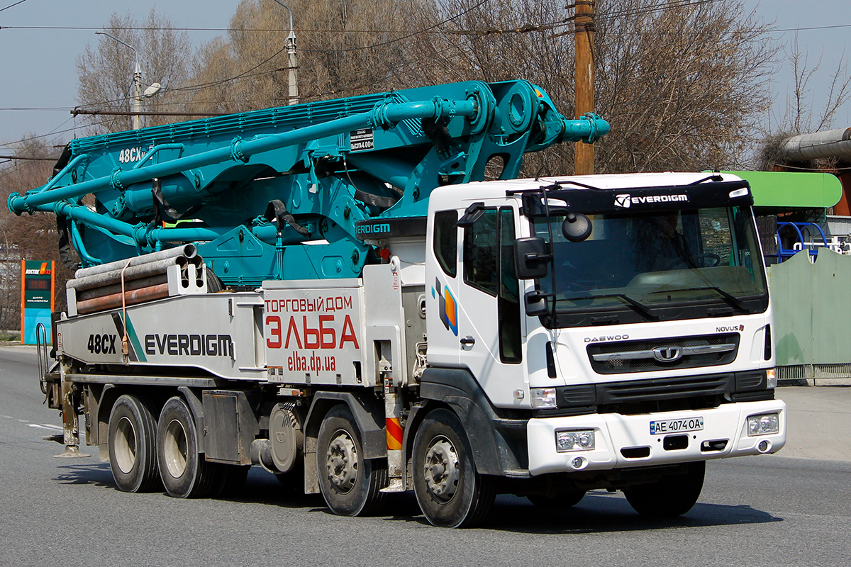 Днепропетровская область, № АЕ 4074 ОА — Daewoo Novus Днепропетровская область, № АЕ 4074 ОА — Daewoo Novus