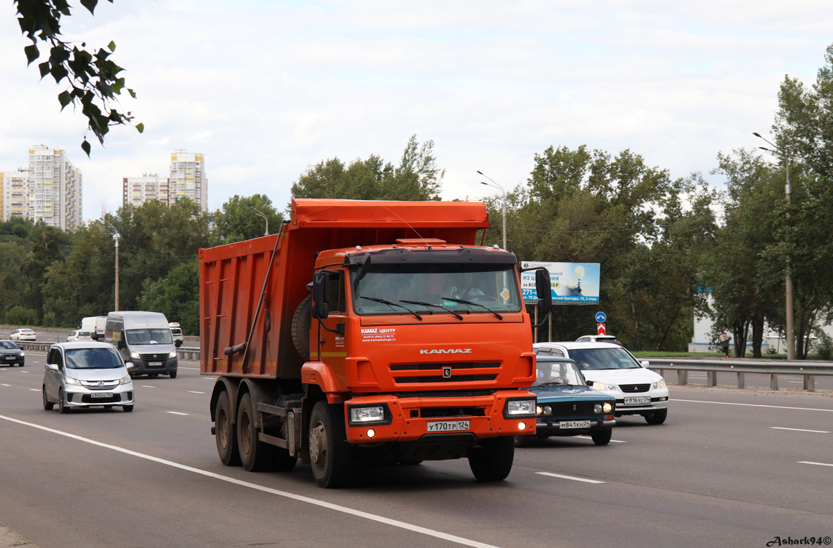 Красноярский край, № У 170 ТР 124 — КамАЗ-6520-A5(48) Красноярский край, № У 170 ТР 124 — КамАЗ-6520-A5(48)