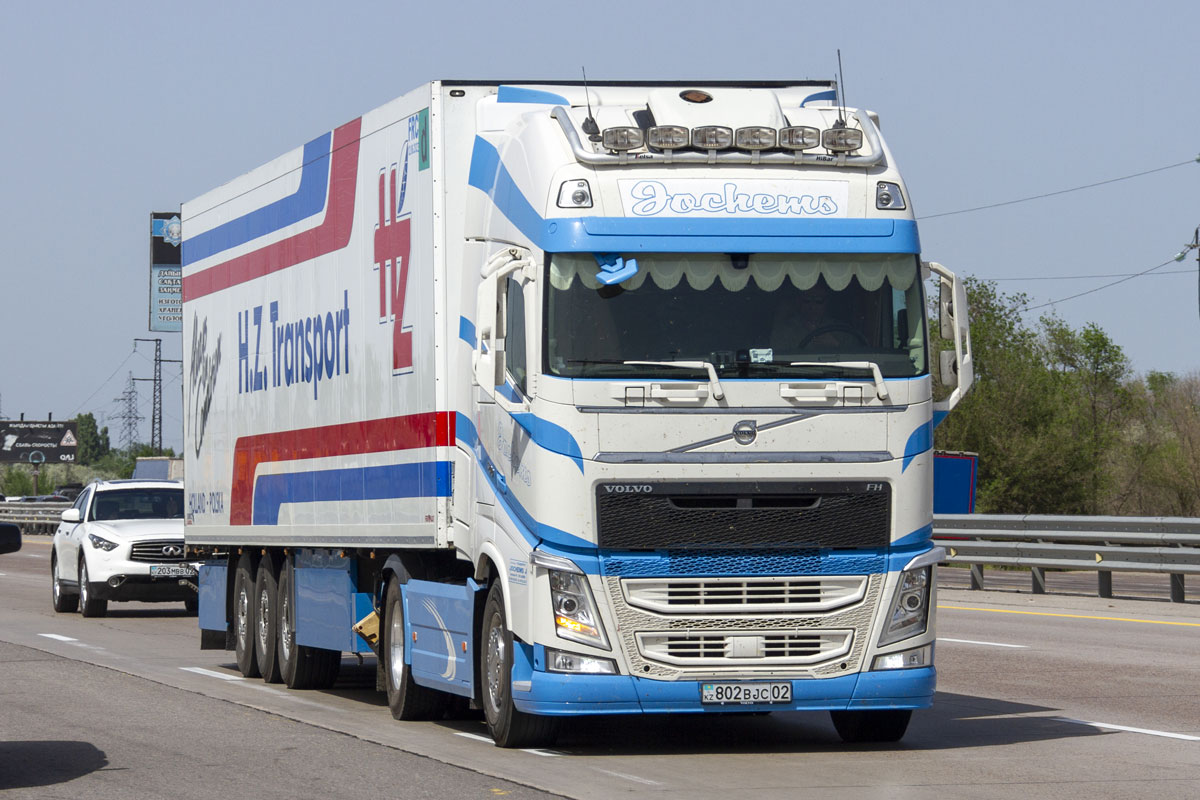 Алматы, № 802 BJC 02 — Volvo ('2012) FH-Series