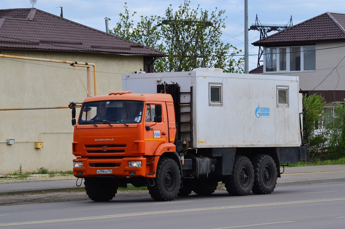 Саратовская область, № А 398 ОН 164 — КамАЗ-43118-46