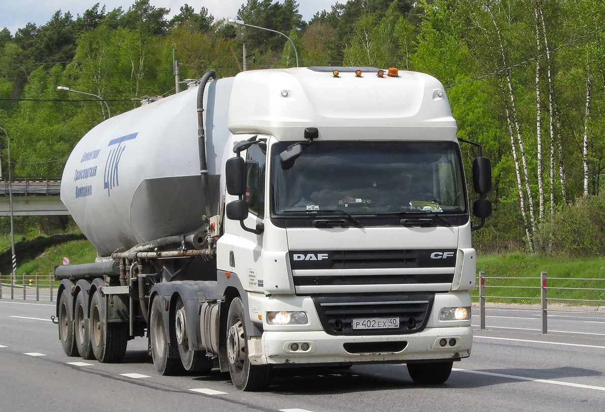 Калужская область, № Р 402 ЕХ 40 — DAF CF85 FTG Калужская область, № Р 402 ЕХ 40 — DAF CF85 FTG