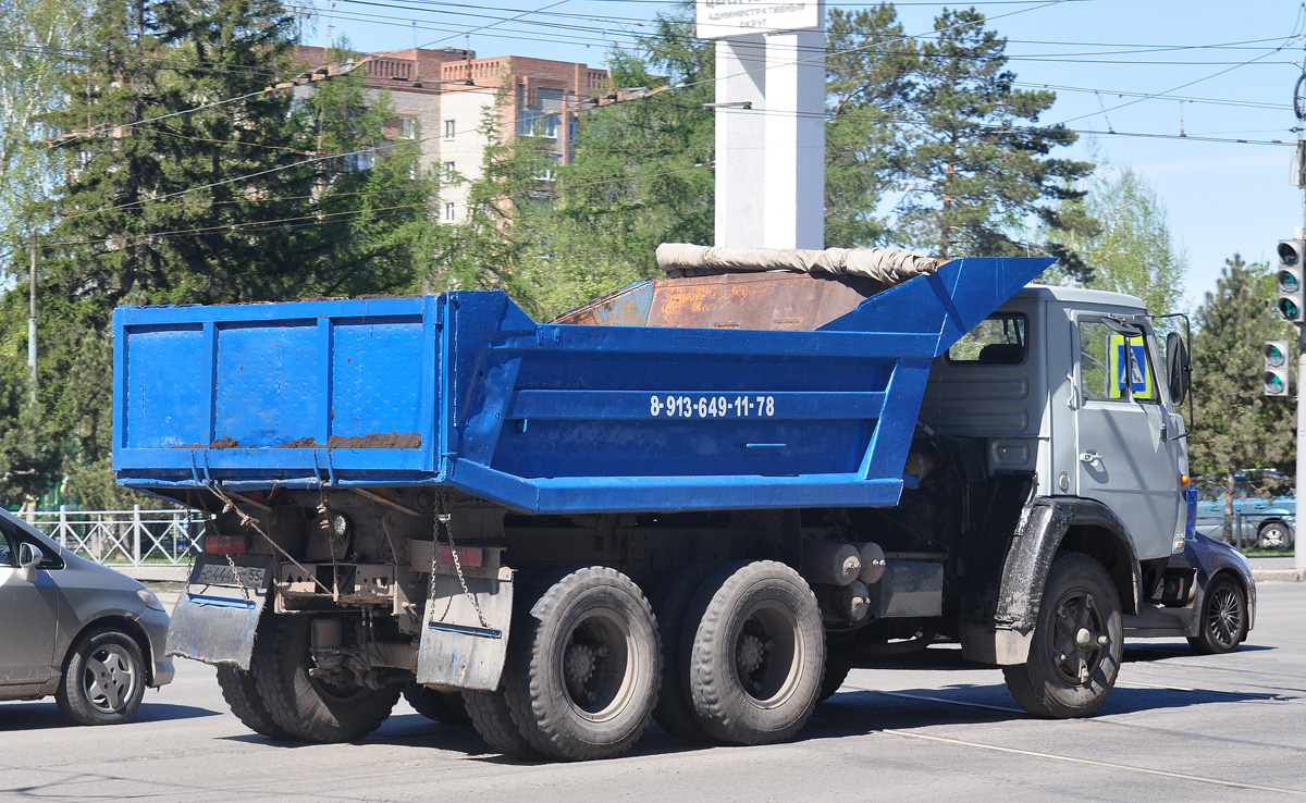 Омская область, № С 444 НС 55 — КамАЗ-55111 [551110]