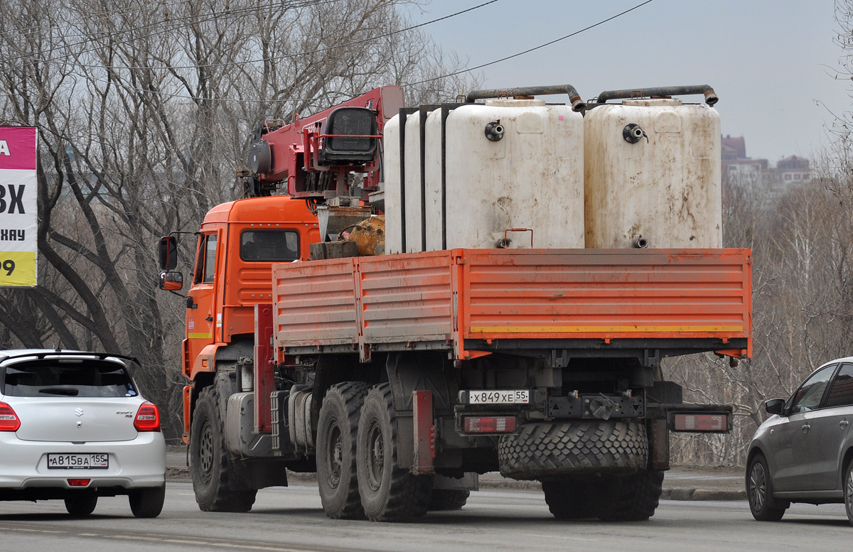 Омская область, № Х 849 ХЕ 55 — КамАЗ-43118-50