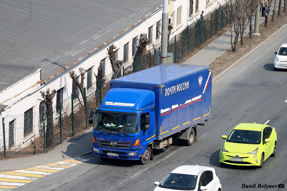 Приморский край, № Х 244 АН 125 — Hino 500 Приморский край, № Х 244 АН 125 — Hino 500