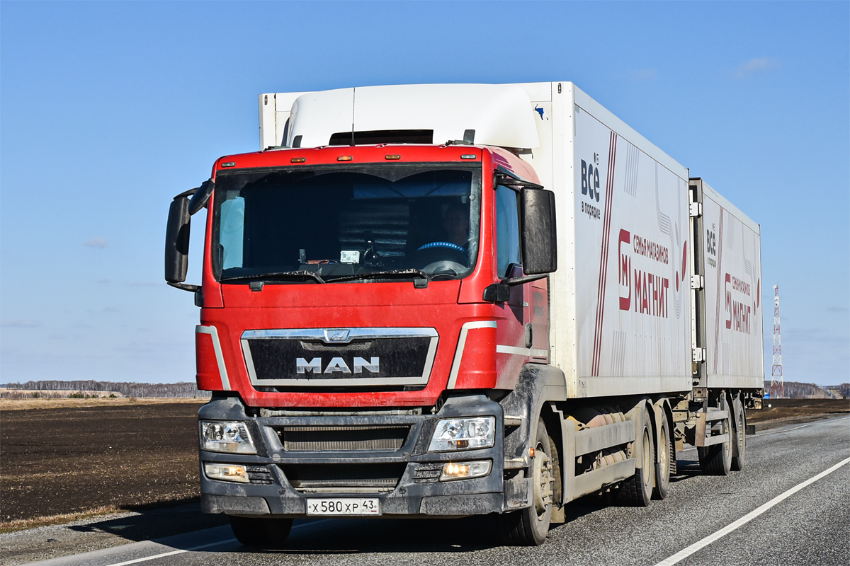 Омская область, № Х 580 ХР 43 — MAN TGS ('2007) 28.360 Омская область, № Х 580 ХР 43 — MAN TGS ('2007) 28.360