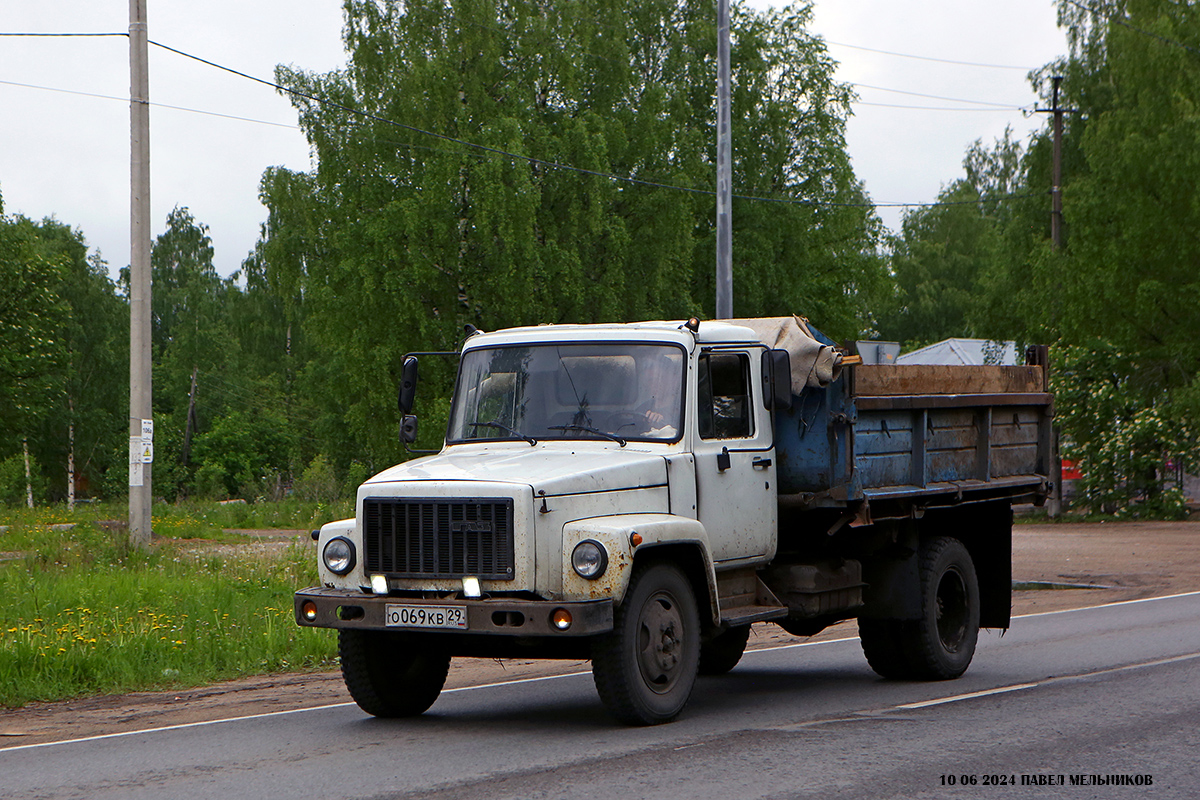 Архангельская область, № О 069 КВ 29 — ГАЗ-3309