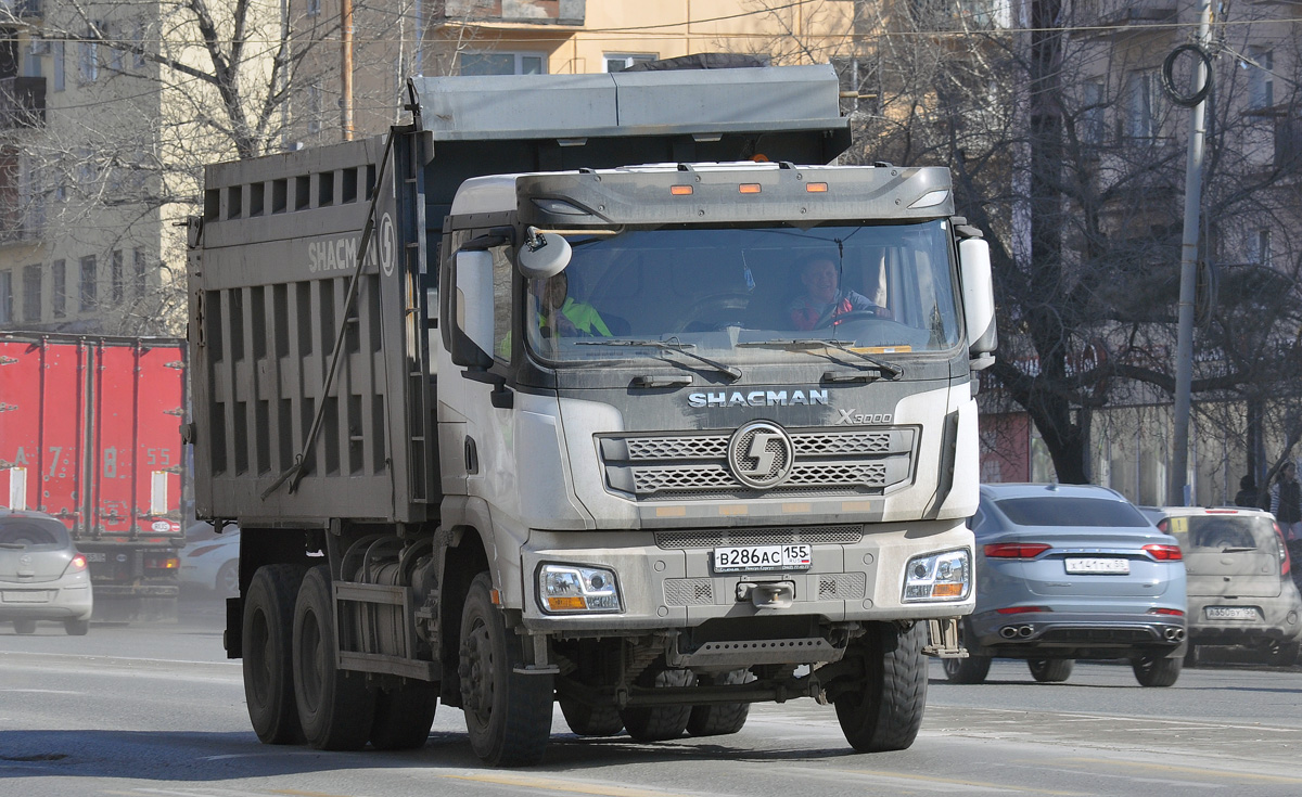 Омская область, № В 286 АС 155 — Shaanxi Shacman X3000 SX3258 Омская область, № В 286 АС 155 — Shaanxi Shacman X3000 SX3258