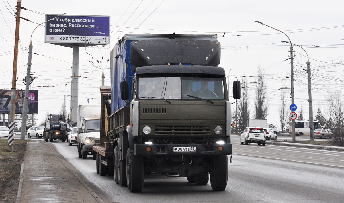 Омская область, № Р 084 ТЕ 55 — КамАЗ-43101 Омская область, № Р 084 ТЕ 55 — КамАЗ-43101