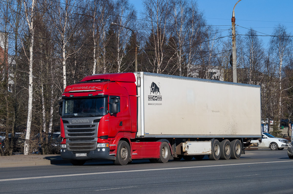 Вологодская область, № К 689 УН 35 — Scania ('2009) G400