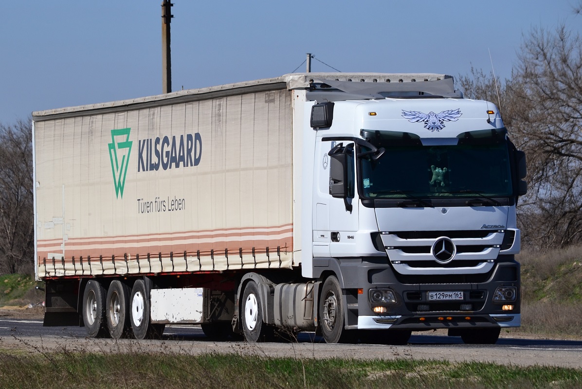 Ростовская область, № В 129 РМ 161 — Mercedes-Benz Actros ('2009) 1846 Ростовская область, № В 129 РМ 161 — Mercedes-Benz Actros ('2009) 1846